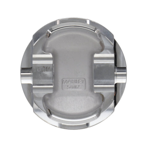 Manley 03-06 EVO VIII/IX 87.0mm-Bore +2.0mm Over Size-10.0/10.5 CR Dish Piston Set with Rings - 619220C-4