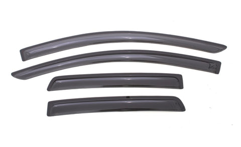 AVS 07-11 Chevy Aveo Ventvisor Outside Mount Window Deflectors 4pc - Smoke - 94281