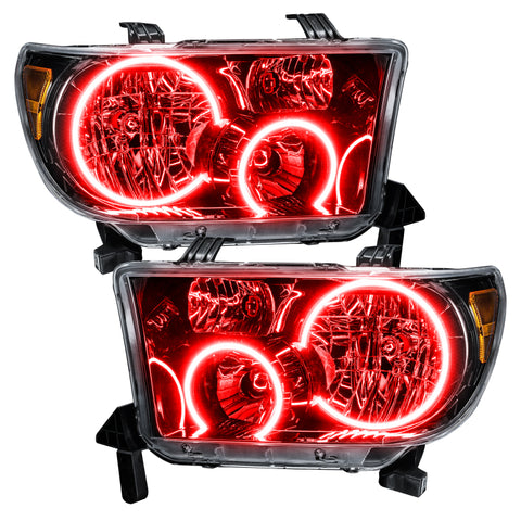 Oracle 07-11 Toyota Tundra Pre-Assembled Headlights- Blk Housing - w/ Simple Controller - 7119-504