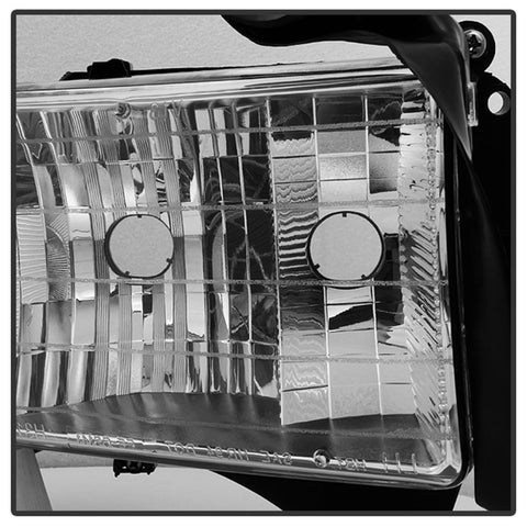 xTune Dodge Ram Sport Model Only 1999-2002 OEM Headlights Chrome HD-JH-DR99-SP-C - 9032165