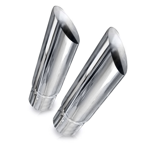 Stainless Works Angle Cut Resonator Tips 2in ID Inlet 3in Body - 770200