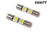 Diode Dynamics 28mm SMF1 LED Bulb - Green (Pair) - DD0040P