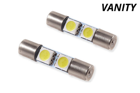Diode Dynamics 28mm SMF2 LED Bulb - Blue (Pair) - DD0045P