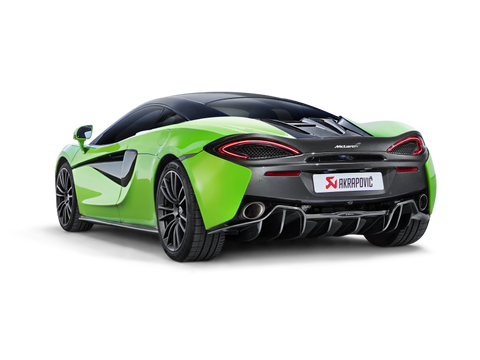 Akrapovic 16-17 McLaren 540C 570S Slip-On Line (Titanium) w/ Carbon Tips - S-MC/TI/3