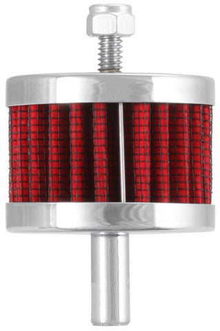 K&N Steel Base Crankcase Vent Filter 3/8in OD Tube  2in OD 1-1/2in Height - 62-1090