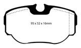 EBC 99-03 Land Rover Discovery (Series 2) 4.0 Ultimax2 Rear Brake Pads - UD493