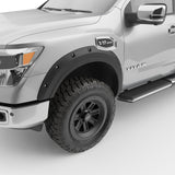 EGR 17-23 Nissan Titan Traditional Bolt-On Look Fender Flareswith Fender Badge Set Of 4 - 796014