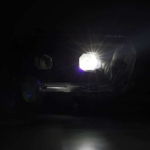 AlphaRex 10-13 Toyota 4Runner LUXX LED Proj Headlights Plank Style Alpha Black w/Seq Signal/DRL - 880756