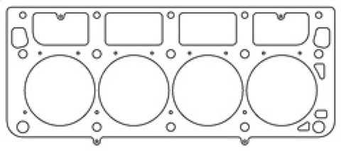 Cometic GM LS1 (w/M.I.D. Sleeves) 4.125 inch Bore .051 inch MLS Headgasket - C5789-051