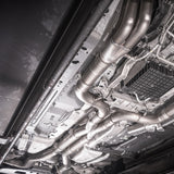 Stainless Works 2020 Ford GT500 Redline Catback X-Pipe Exhaust Factory Connect - Black Tips - GT500CBXFCRB