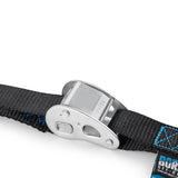 Mishimoto Cam Buckle Tie-Down Kit (2-Pack) Black - BNRTC-TDCB-2BK