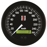 Autometer Stack 88mm 0-260 KM/H Electronic Speedometer - Black - ST3802
