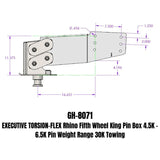 Gen-Y Executive Torsion-Flex 5th Wheel King Pin Box (3.5K-6.5K PW Range 30K Towing) - Fits Rhino - GH-8071