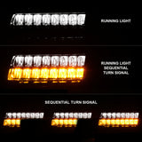 ANZO 2018-2021 Jeep Wrangler LED Side Markers Chrome Housing Smoke Lens w/ Seq. Signal Sport Bulb - 511085