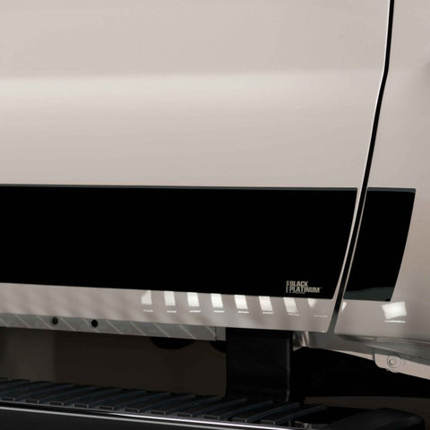 Putco 15-19 Chevy Silverado HD - Double Cab Dually 8pcs Black Platinum Rocker Panels - 9751226BP