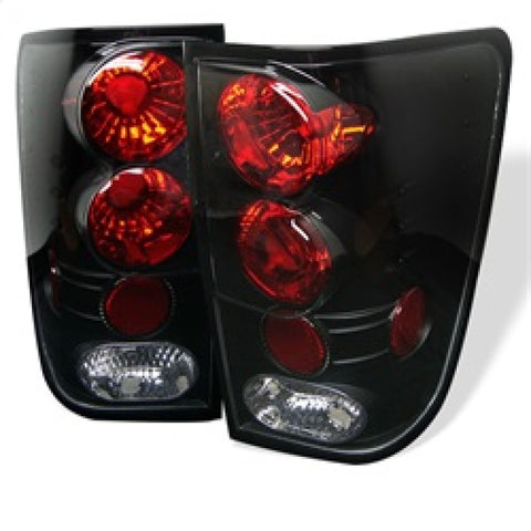 Spyder Nissan Titan 04-14 Euro Style Tail Lights Black ALT-YD-NTI04-BK - 5007025