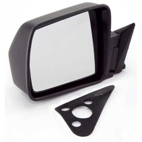 Omix Black Manual Left Side Mirror 84-96 Cherokee (XJ) - 12035.09