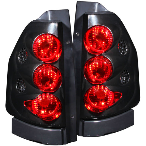ANZO 2002-2008 GMC Envoy Taillights Black - 211093