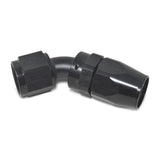 Russell Performance -12 AN Black 45 Degree Full Flow Hose End - 610125