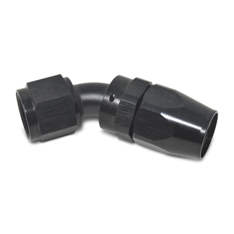 Russell Performance -12 AN Black 45 Degree Full Flow Hose End - 610125