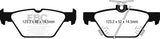 EBC 15-17 Subaru Legacy 2.5L/3.6L Redstuff Rear Brake Pads - DP32257C