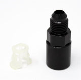 Torque Solution Push-On Quick Disconnect Adapter Fitting: 3/8IN SAE to -8AN Male Flare - TS-FTG-012