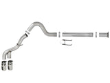 aFe Power 11-14 Ford F250/F350 6.7L Diesel Rebel XD 4in 409 SS DPF-Back Exhaust System - Pol Tips - 49-43120-P