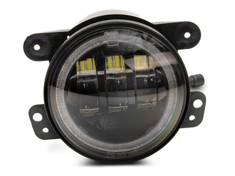 Raxiom 07-18 Jeep Wrangler JK Axial Series 4-In LED Fog Lights w/ RGB Halo - J143371