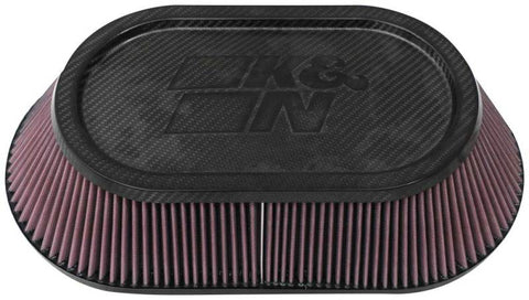 K&N Universal Carbon Fiber Filter 4in Flange / 10in x 7.875in B / 13.75in x 7.438in T / 4.813in H - RP-6103
