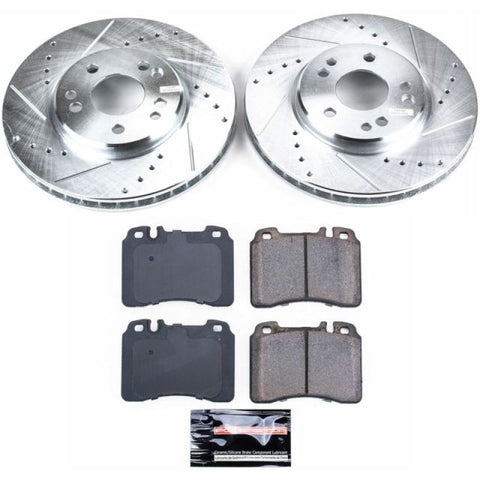 Power Stop 90-93 Mercedes-Benz 300SL Front Z23 Evolution Sport Brake Kit - K6337