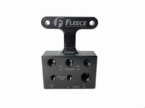 Fleece Performance 03-07 Dodge 5.9L / 07.5-09 6.7L Cummins 3rd Gen Fuel Distribution Block - FPE-FFD-RF-3G
