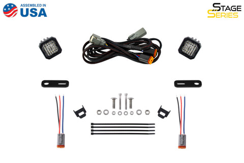 Diode Dynamics 17-22 Ford Super Duty Stage Series Reverse Light Mounting Kit (Brackets Only) - DD7564P