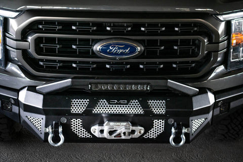 DV8 Offroad Bull Bar Add-On For DV8 Ford Bronco Bumpers - Fits 13in Elite Series Light Bar - LBUN-01