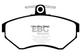 EBC 96-98 Volkswagen Passat 1.9 TD Yellowstuff Front Brake Pads - DP41113R