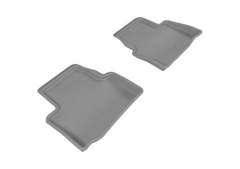 3D MAXpider 2013-2019 Cadillac ATS/ATS-V Kagu 2nd Row Floormats - Gray - L1CD00621501