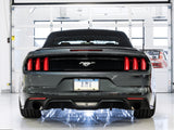 AWE Tuning S550 Mustang EcoBoost Axle-Back Exhaust - Touring Edition (Diamond Black Tips) - 3015-33086