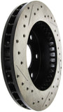 StopTech 92-00 GMC Suburban 1500 4WD (6 lug) Front Left Slotted & Drilled Rotor - 127.66009L