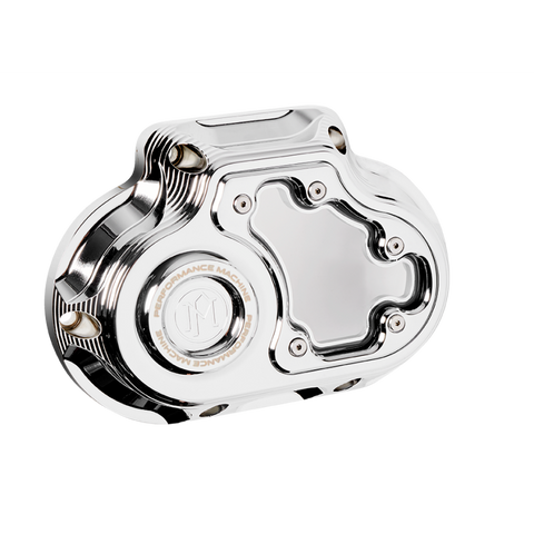 Performance Machine Vision Clutch Cover W/Bezel - Chrome - 0177-2081M-CH