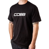Cobb Tuning Logo Mens Tee - Size Large - CO-BLACKCOBB-L