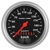 Autometer Sport-Comp 3-3/8in. 0-225KM/H (GPS) Speedometer Gauge - 3982-M