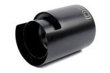 Dinan Double-Walled 4.5in Clamp-On Exhaust Tip - Black - 4.5in Outlet / 3.25in Inlet - D663-0644-BOX