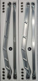 Elektric Offroad 2022+ Polaris Rzr Pro Rurbo R Billet High Clearance Radius Rods Anodized Clear - RRL610033