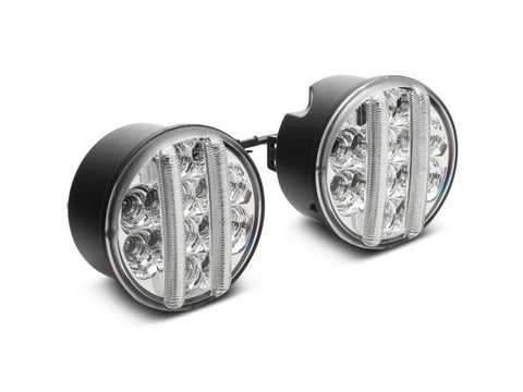 Raxiom 07-18 Jeep Wrangler JK Axial Series LED Front Turn Signals- Clear - J119944