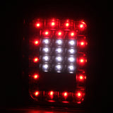 ANZO 2007-2015 Jeep Wrangler LED Taillights Black - 311212
