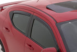 AVS 08-14 Dodge Avenger Ventvisor In-Channel Front & Rear Window Deflectors 4pc - Smoke - 194065