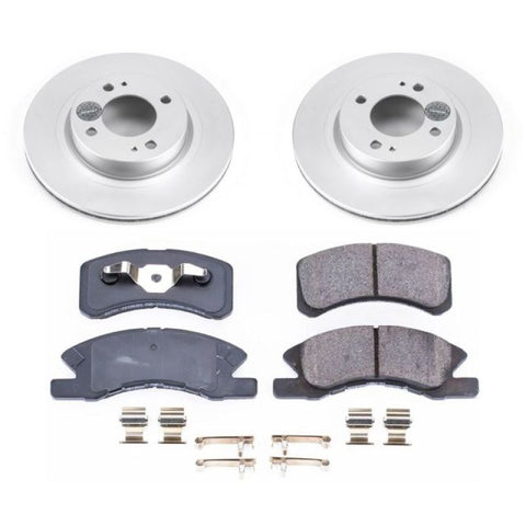 Power Stop 17-18 Mitsubishi Mirage Front Z17 Evolution Geomet Coated Brake Kit - CRK7894