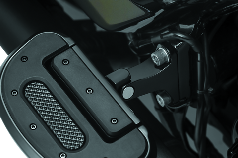 Kuryakyn Non-Pivot Splined Peg Adapter Harley-Davidson Models Black - 8895