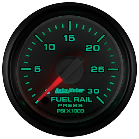 Autometer Factory Match Diesel Fuel Rail Pressure Gauge 52.4mm 0-30K PSI SE, Cummins 6.7 L, Dodge - 8593
