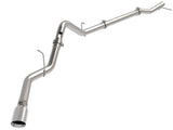 aFe 23-24 GM Trucks L6 Large Bore-HD 3 IN 409 Stainless Steel DPF-Back Exhaust System w/Polished Tip - 49-44144-P