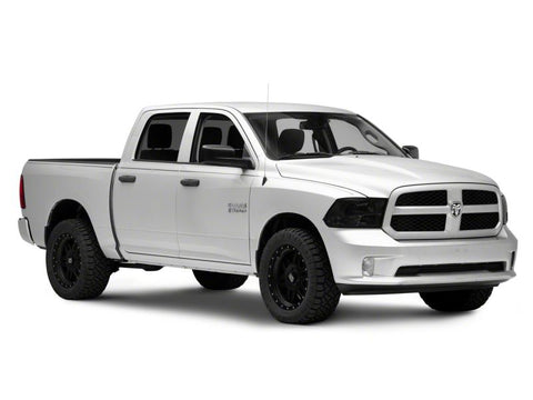 Raxiom 09-18 Dodge RAM 1500 Axial OEM Rep Headlights w/ Dual Bulb- Chrome Housing (Smoked Lens ) - R118021